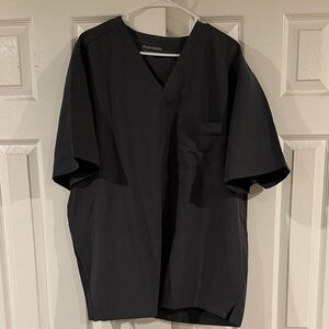 Men's Dark Grey scrub shirt by Mandala 3x